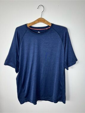 Tommy Bahama Men's Heathered Blue Island Zone Short Sleeve Tee Size Large